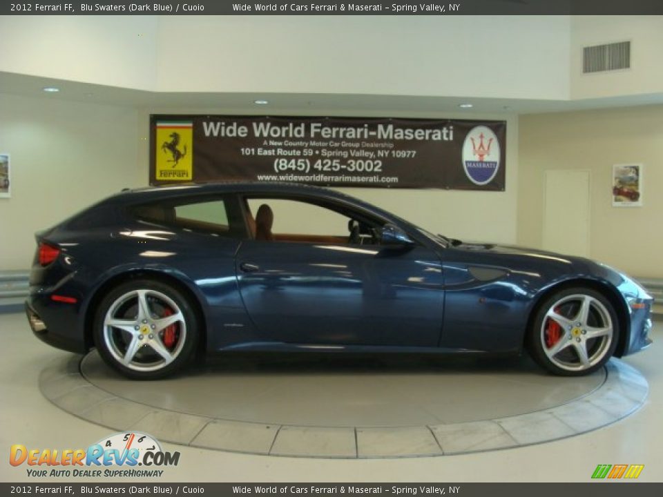 2012 Ferrari FF Blu Swaters (Dark Blue) / Cuoio Photo #8