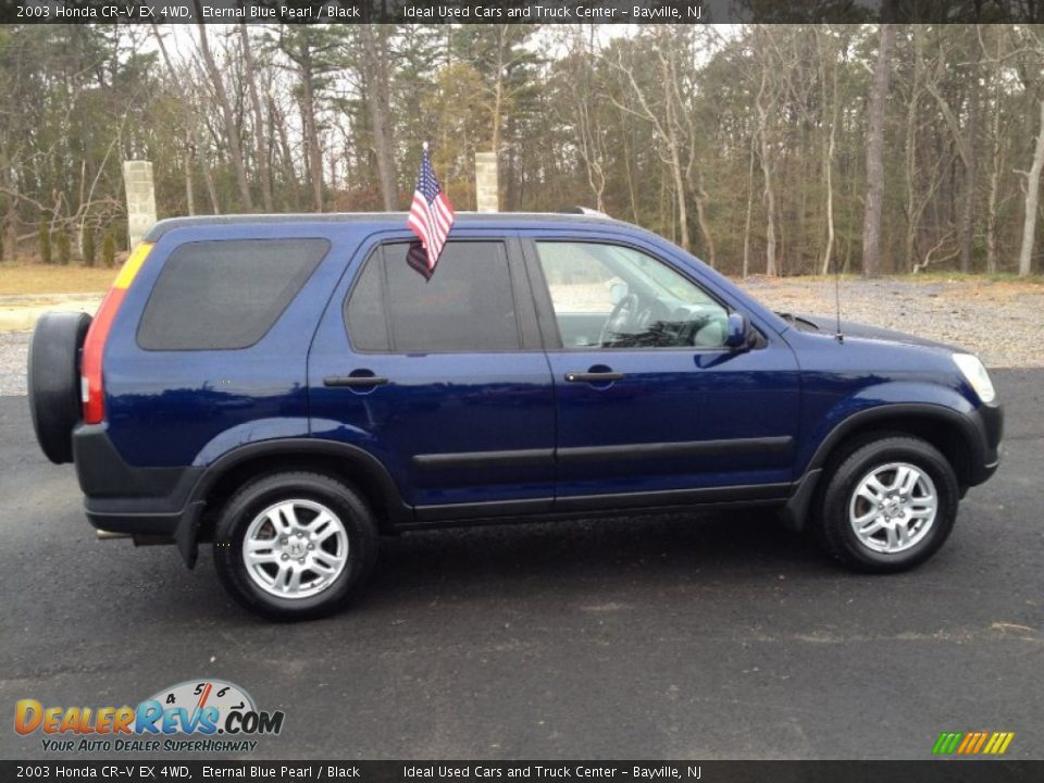2003 Honda CR-V EX 4WD Eternal Blue Pearl / Black Photo #6