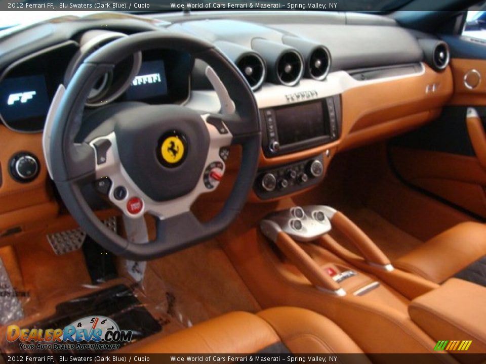 2012 Ferrari FF Blu Swaters (Dark Blue) / Cuoio Photo #10
