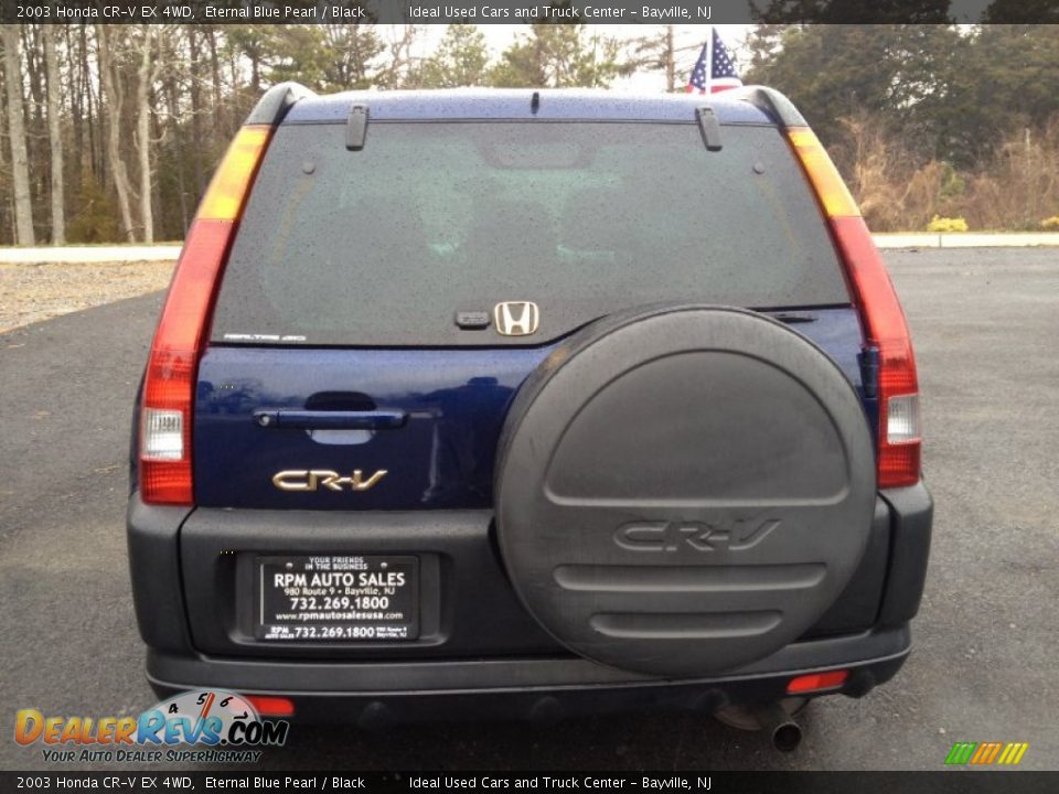 2003 Honda CR-V EX 4WD Eternal Blue Pearl / Black Photo #8