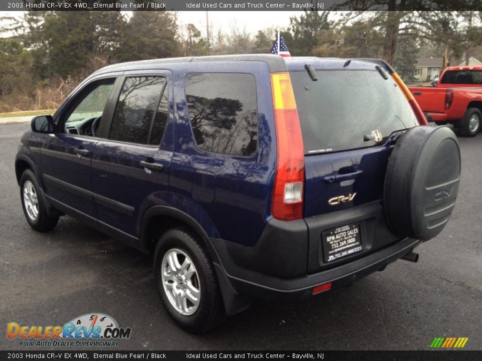 2003 Honda CR-V EX 4WD Eternal Blue Pearl / Black Photo #9