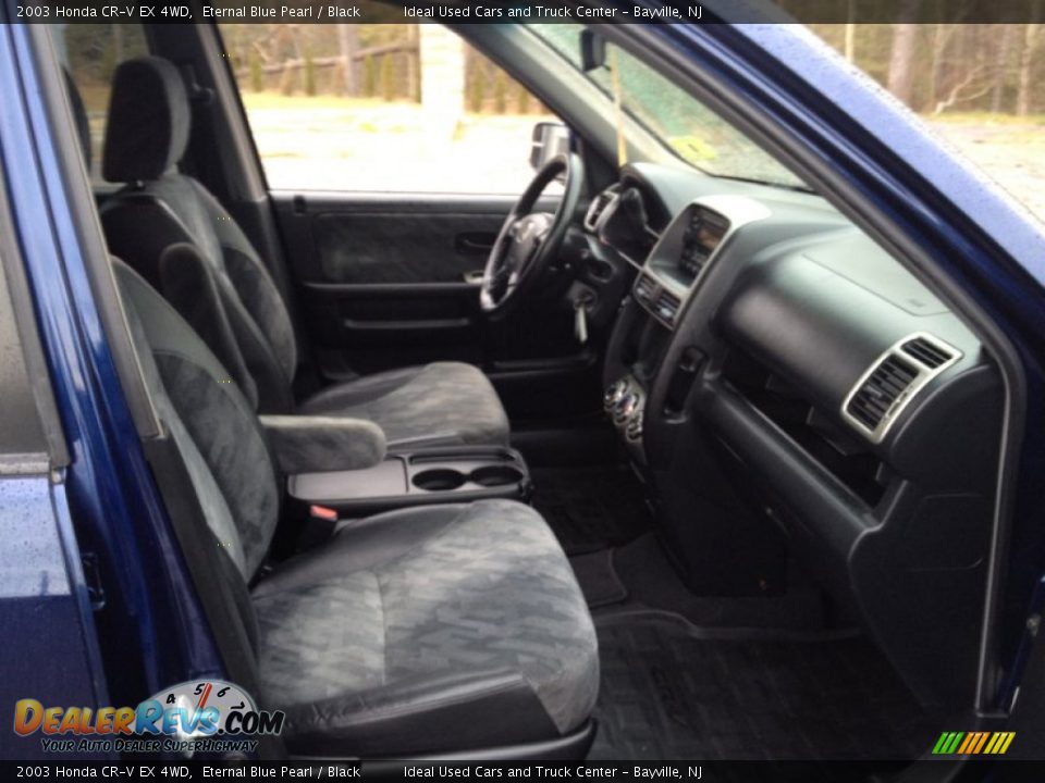2003 Honda CR-V EX 4WD Eternal Blue Pearl / Black Photo #12
