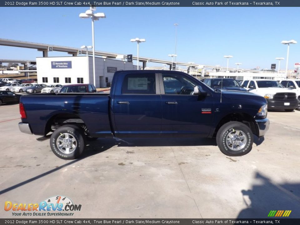 2012 Dodge Ram 3500 HD SLT Crew Cab 4x4 True Blue Pearl / Dark Slate/Medium Graystone Photo #6