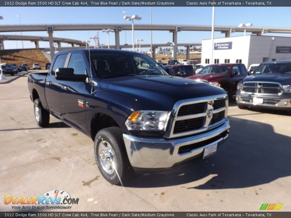 2012 Dodge Ram 3500 HD SLT Crew Cab 4x4 True Blue Pearl / Dark Slate/Medium Graystone Photo #7