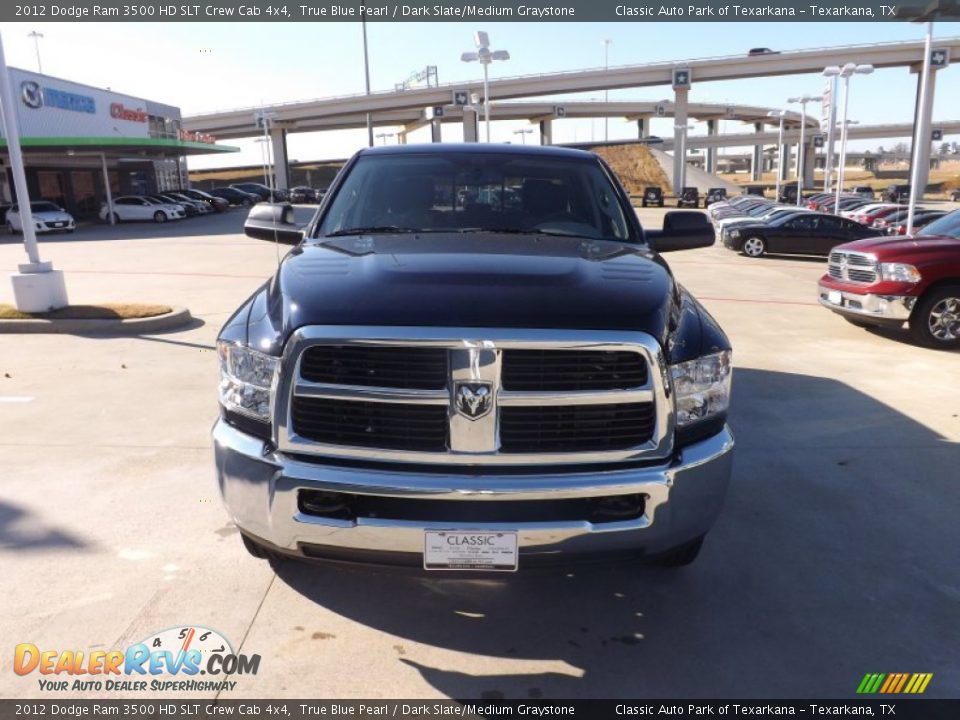 2012 Dodge Ram 3500 HD SLT Crew Cab 4x4 True Blue Pearl / Dark Slate/Medium Graystone Photo #8