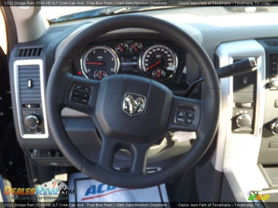 2012 Dodge Ram 3500 HD SLT Crew Cab 4x4 True Blue Pearl / Dark Slate/Medium Graystone Photo #10
