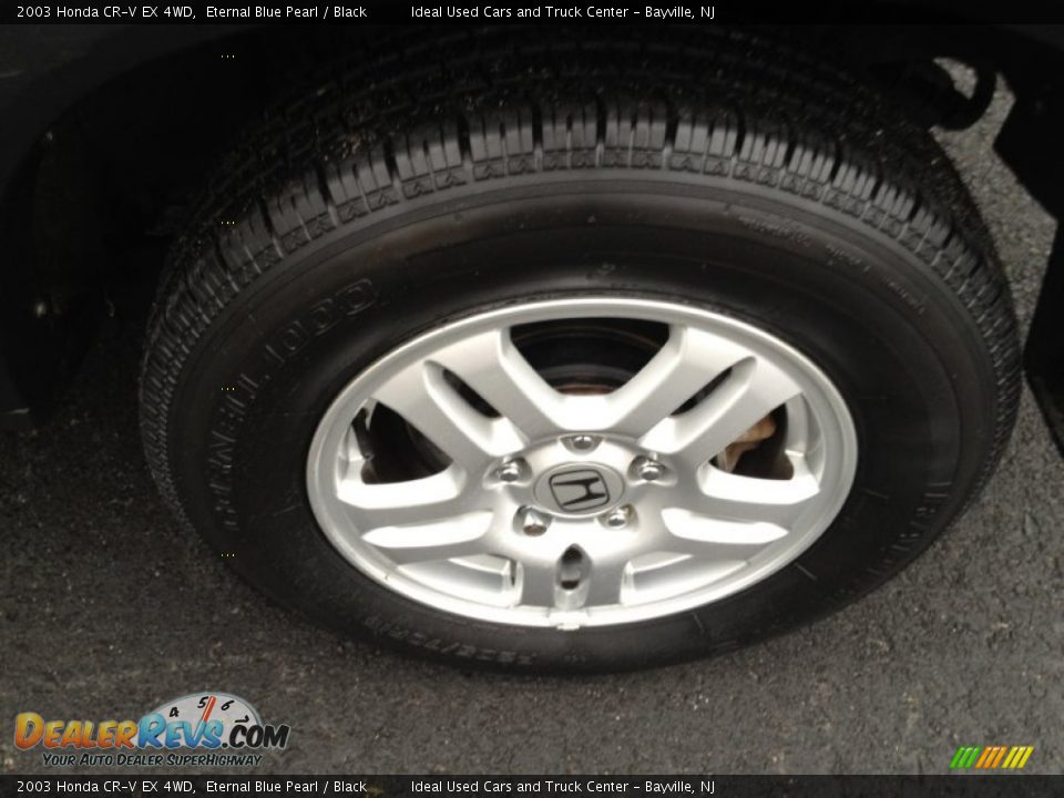 2003 Honda CR-V EX 4WD Eternal Blue Pearl / Black Photo #17