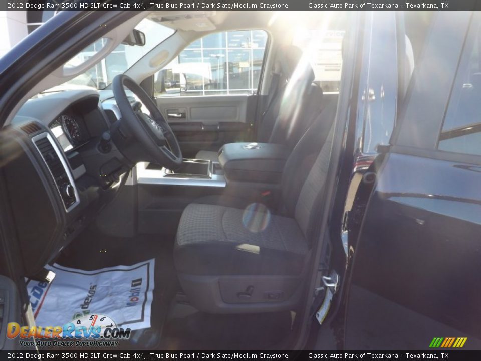 2012 Dodge Ram 3500 HD SLT Crew Cab 4x4 True Blue Pearl / Dark Slate/Medium Graystone Photo #12
