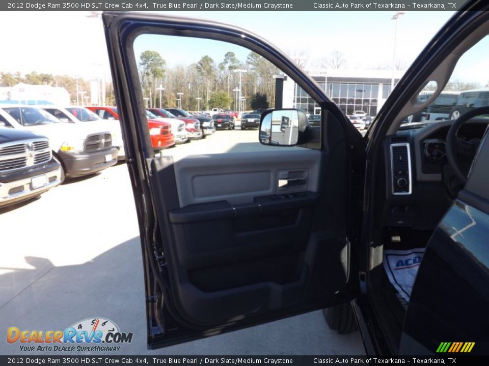 2012 Dodge Ram 3500 HD SLT Crew Cab 4x4 True Blue Pearl / Dark Slate/Medium Graystone Photo #15