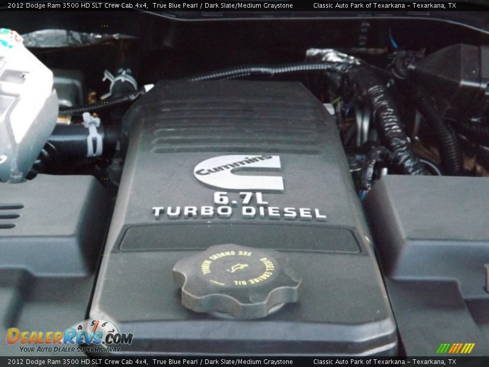 2012 Dodge Ram 3500 HD SLT Crew Cab 4x4 True Blue Pearl / Dark Slate/Medium Graystone Photo #22