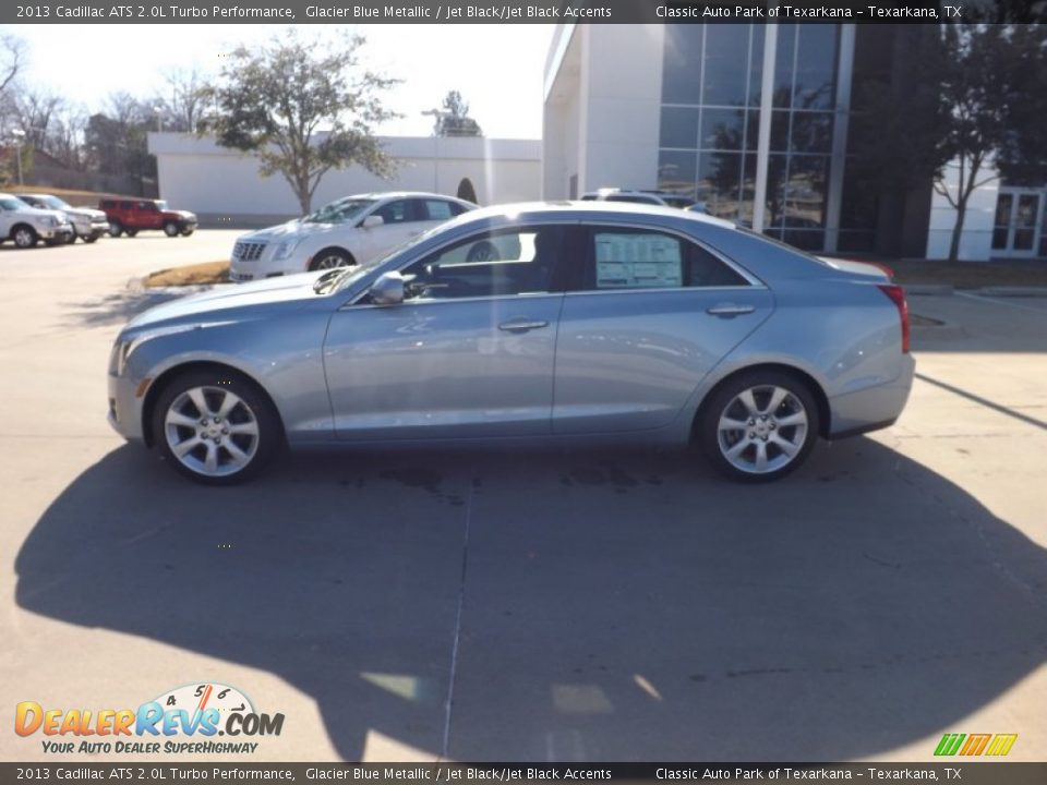 2013 Cadillac ATS 2.0L Turbo Performance Glacier Blue Metallic / Jet Black/Jet Black Accents Photo #2