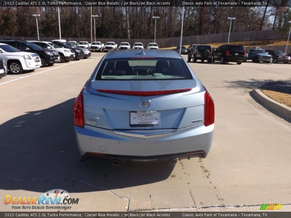 2013 Cadillac ATS 2.0L Turbo Performance Glacier Blue Metallic / Jet Black/Jet Black Accents Photo #4