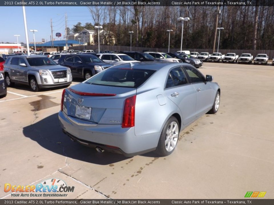 2013 Cadillac ATS 2.0L Turbo Performance Glacier Blue Metallic / Jet Black/Jet Black Accents Photo #5
