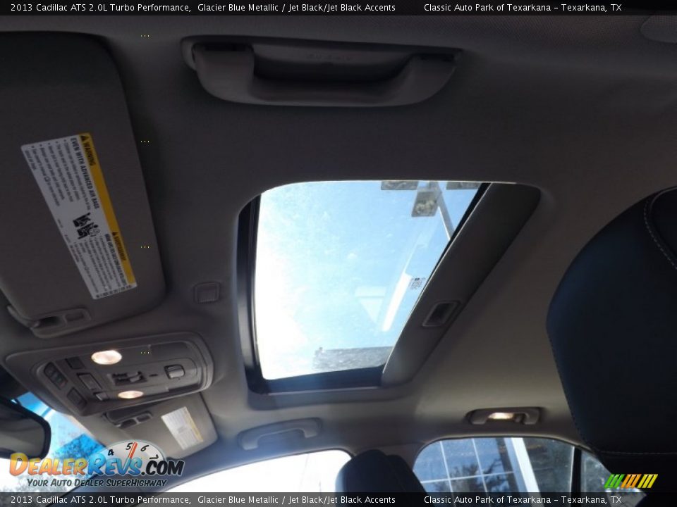 2013 Cadillac ATS 2.0L Turbo Performance Glacier Blue Metallic / Jet Black/Jet Black Accents Photo #11