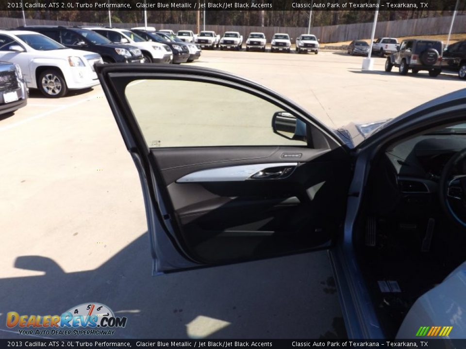 2013 Cadillac ATS 2.0L Turbo Performance Glacier Blue Metallic / Jet Black/Jet Black Accents Photo #15