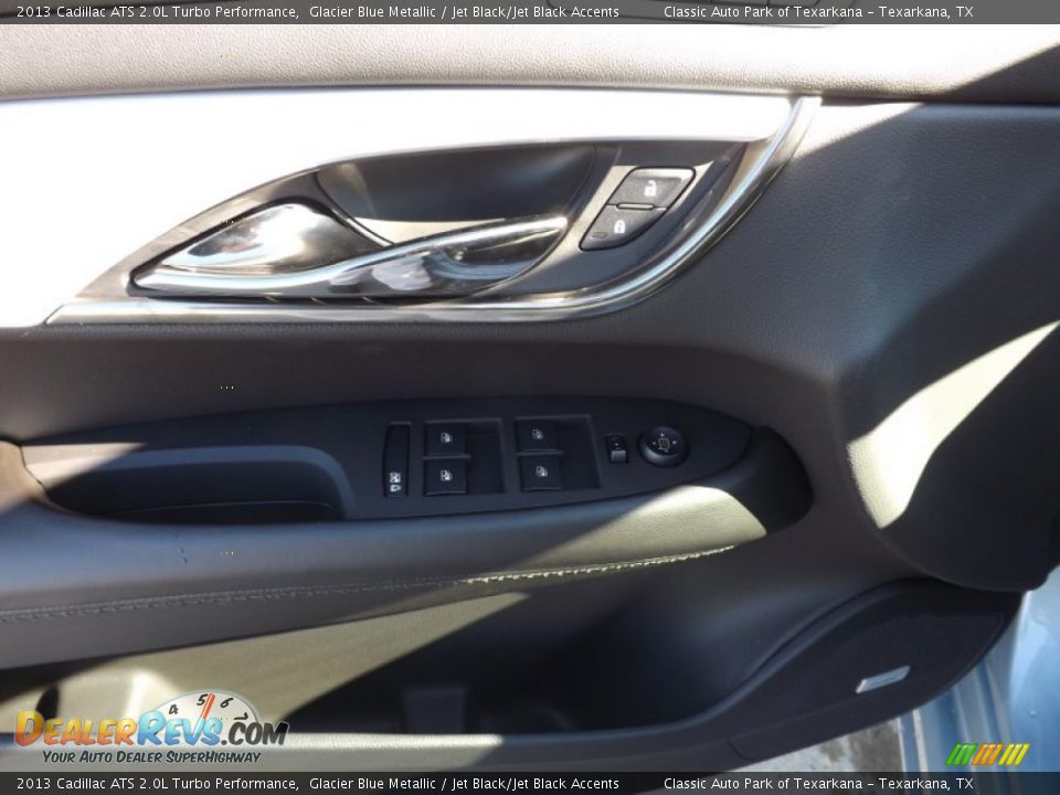 2013 Cadillac ATS 2.0L Turbo Performance Glacier Blue Metallic / Jet Black/Jet Black Accents Photo #16