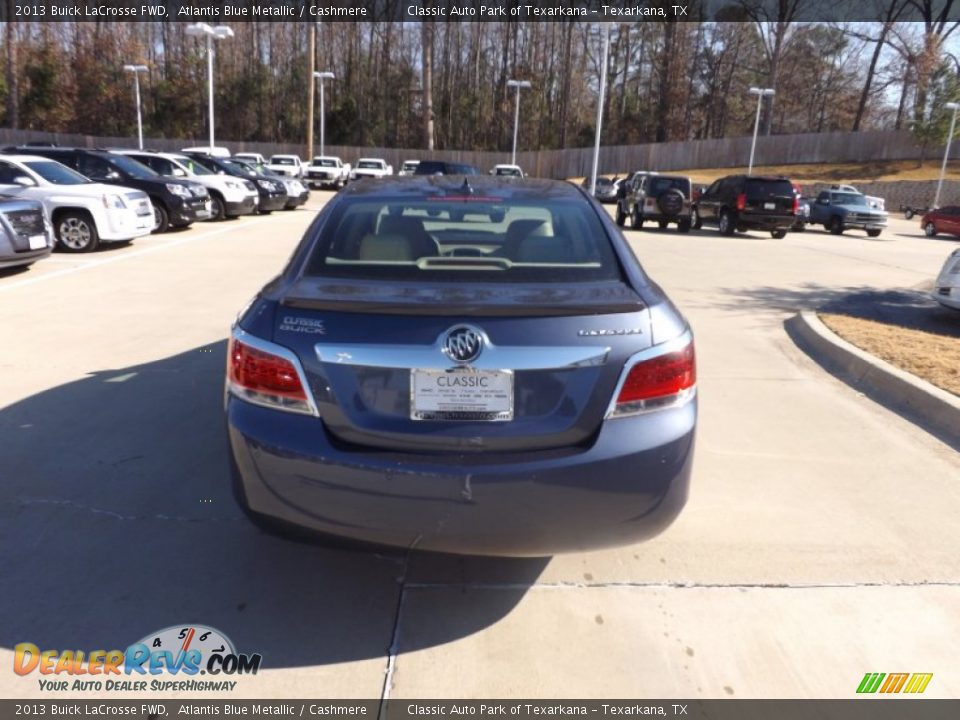 2013 Buick LaCrosse FWD Atlantis Blue Metallic / Cashmere Photo #4