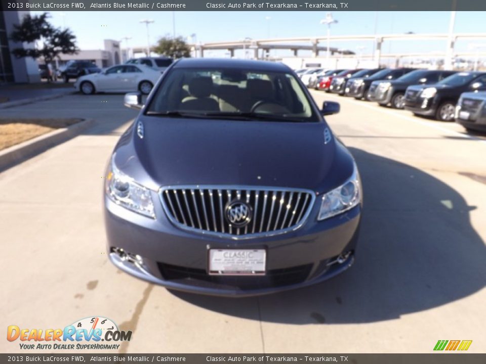 2013 Buick LaCrosse FWD Atlantis Blue Metallic / Cashmere Photo #8