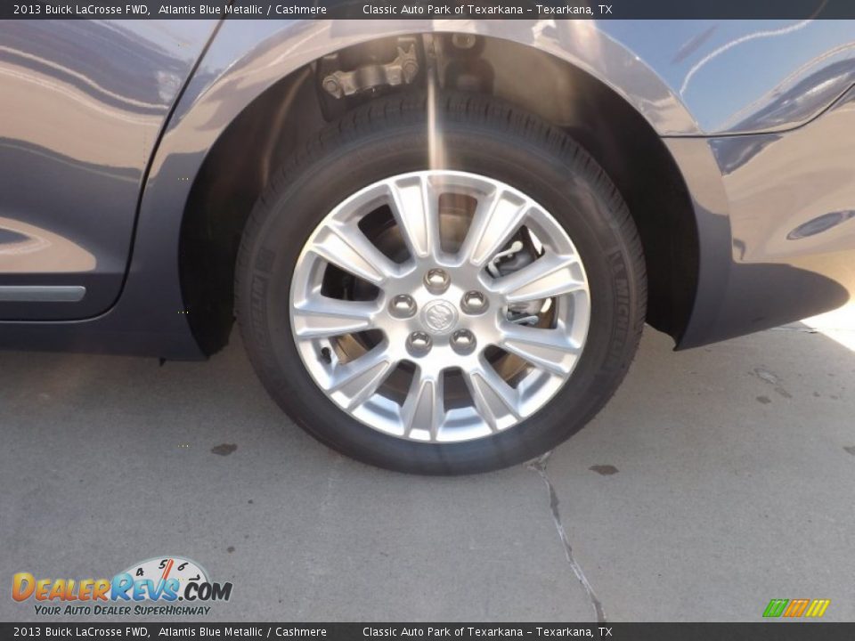 2013 Buick LaCrosse FWD Atlantis Blue Metallic / Cashmere Photo #19