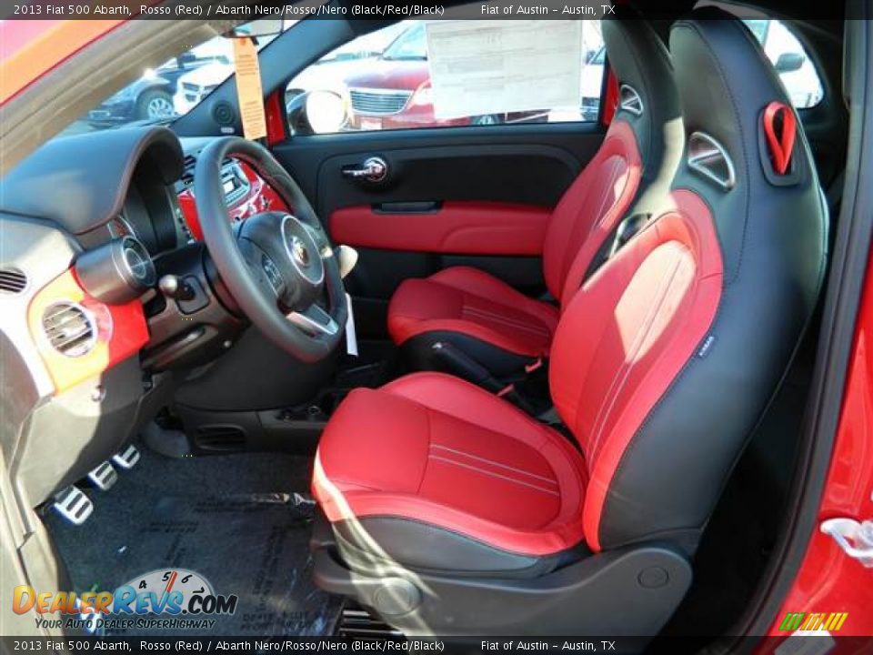 Front Seat of 2013 Fiat 500 Abarth Photo #5