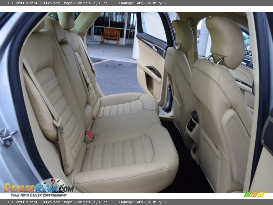 Rear Seat of 2013 Ford Fusion SE 2.0 EcoBoost Photo #14
