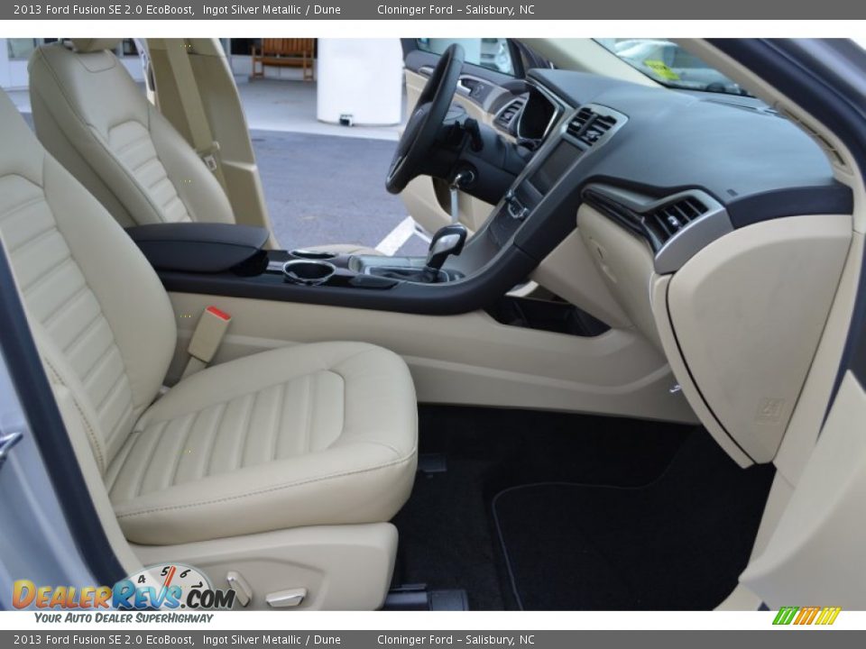 Front Seat of 2013 Ford Fusion SE 2.0 EcoBoost Photo #15