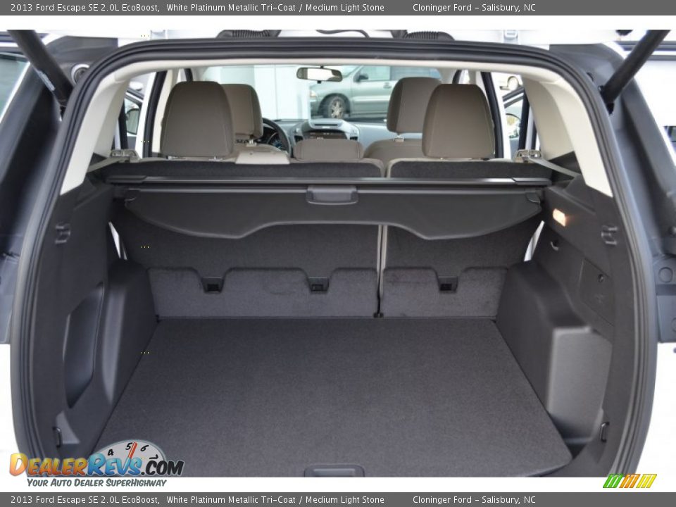 2013 Ford Escape SE 2.0L EcoBoost White Platinum Metallic Tri-Coat / Medium Light Stone Photo #13