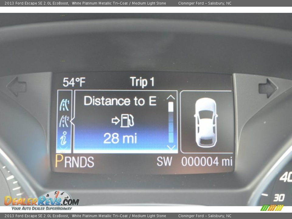 2013 Ford Escape SE 2.0L EcoBoost White Platinum Metallic Tri-Coat / Medium Light Stone Photo #27