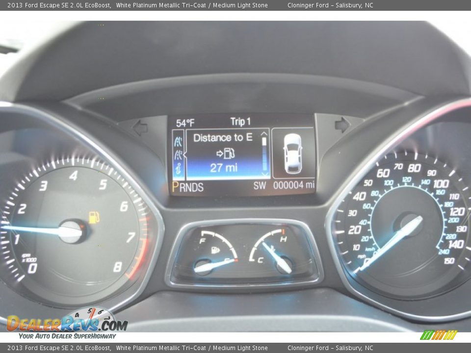 2013 Ford Escape SE 2.0L EcoBoost White Platinum Metallic Tri-Coat / Medium Light Stone Photo #28