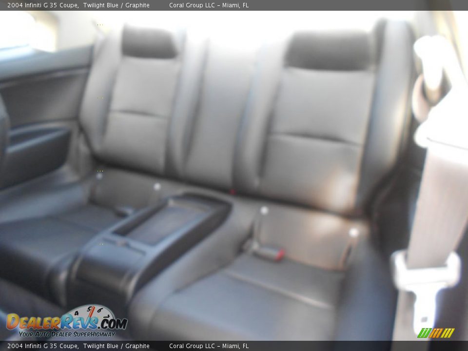 2004 Infiniti G 35 Coupe Twilight Blue / Graphite Photo #12