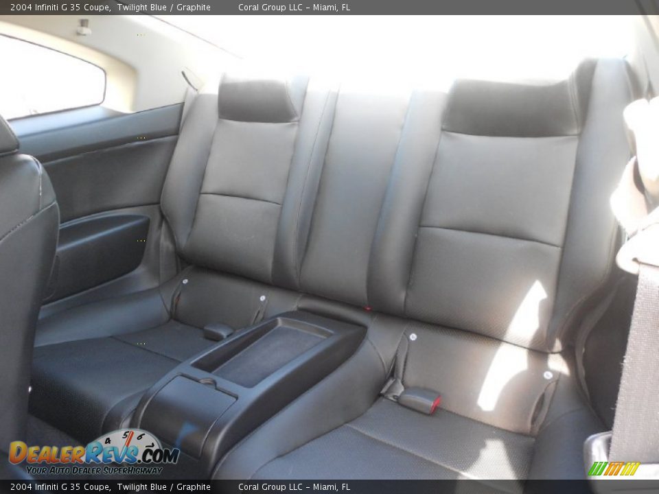 2004 Infiniti G 35 Coupe Twilight Blue / Graphite Photo #13