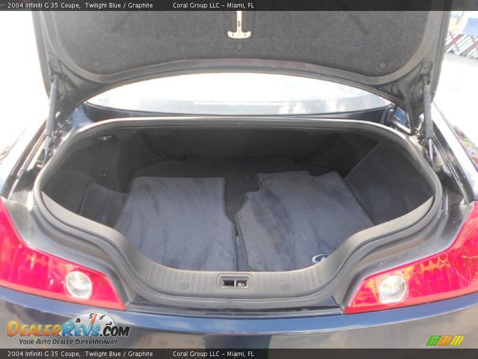 2004 Infiniti G 35 Coupe Twilight Blue / Graphite Photo #20