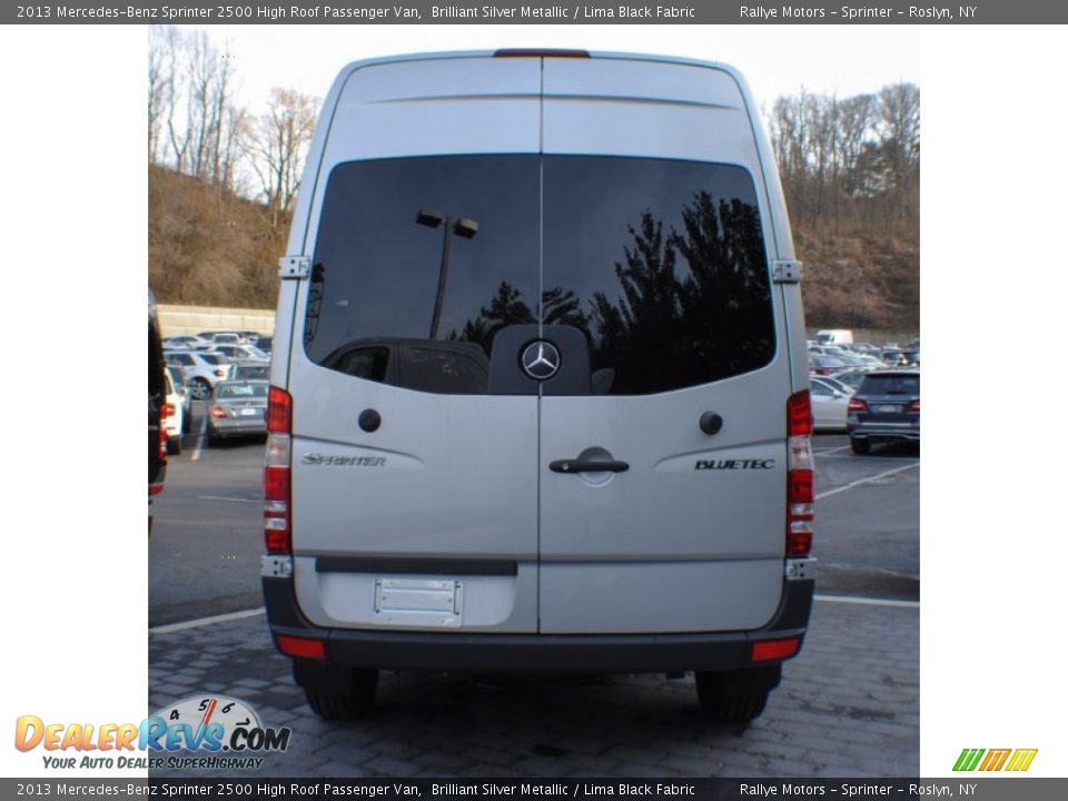 2013 Mercedes-Benz Sprinter 2500 High Roof Passenger Van Brilliant Silver Metallic / Lima Black Fabric Photo #4