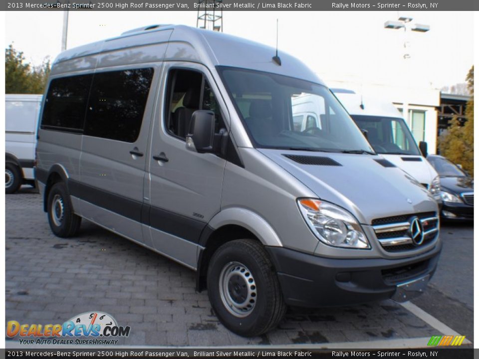 Front 3/4 View of 2013 Mercedes-Benz Sprinter 2500 High Roof Passenger Van Photo #6