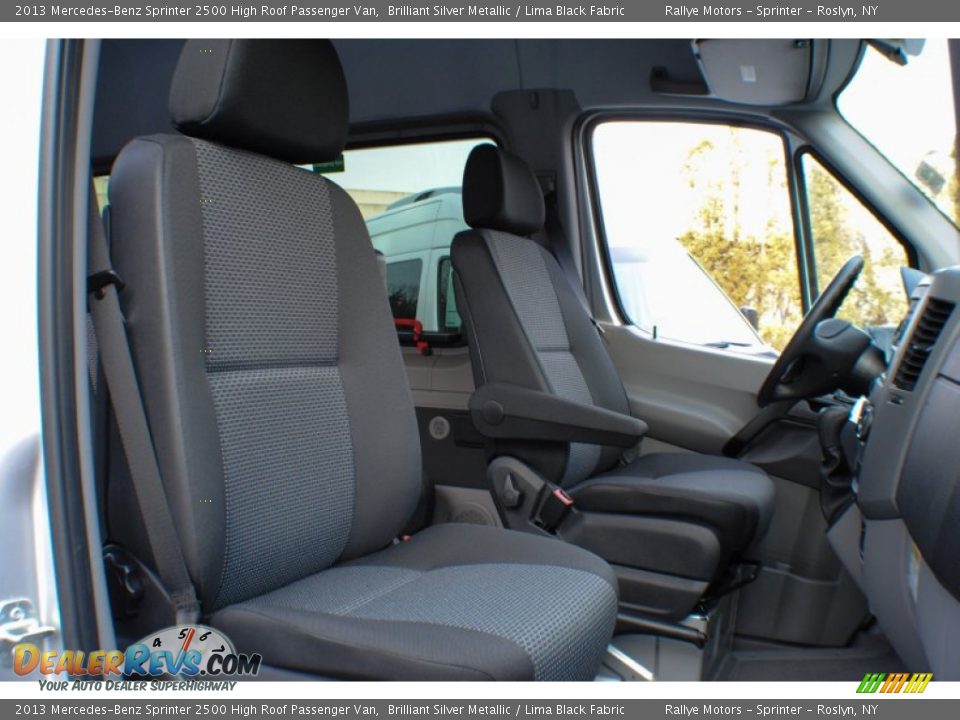 Lima Black Fabric Interior - 2013 Mercedes-Benz Sprinter 2500 High Roof Passenger Van Photo #9