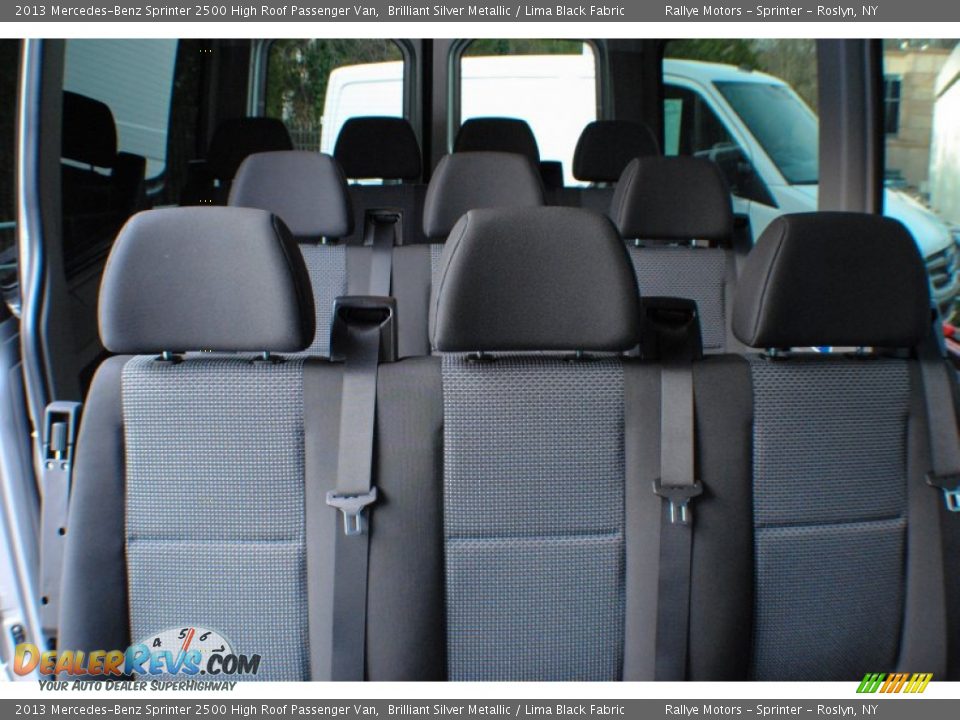 Lima Black Fabric Interior - 2013 Mercedes-Benz Sprinter 2500 High Roof Passenger Van Photo #14