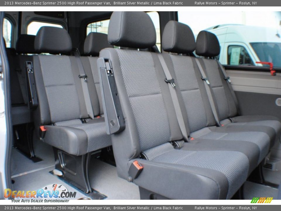 Rear Seat of 2013 Mercedes-Benz Sprinter 2500 High Roof Passenger Van Photo #16