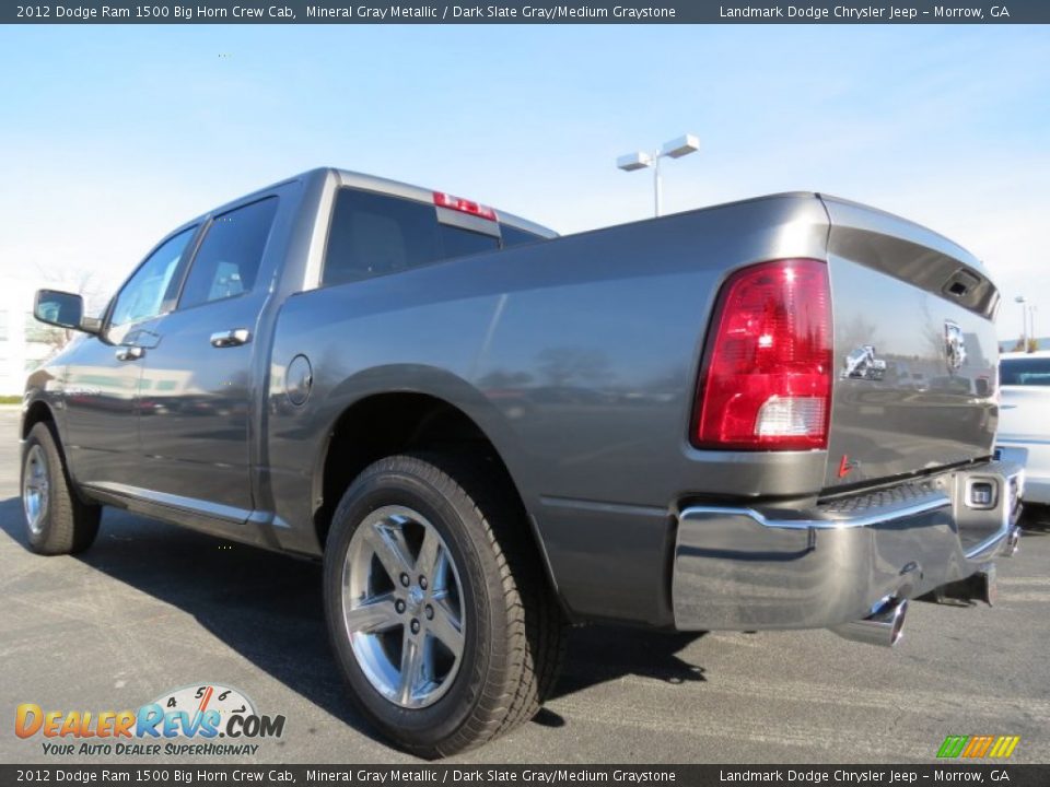 2012 Dodge Ram 1500 Big Horn Crew Cab Mineral Gray Metallic / Dark Slate Gray/Medium Graystone Photo #2