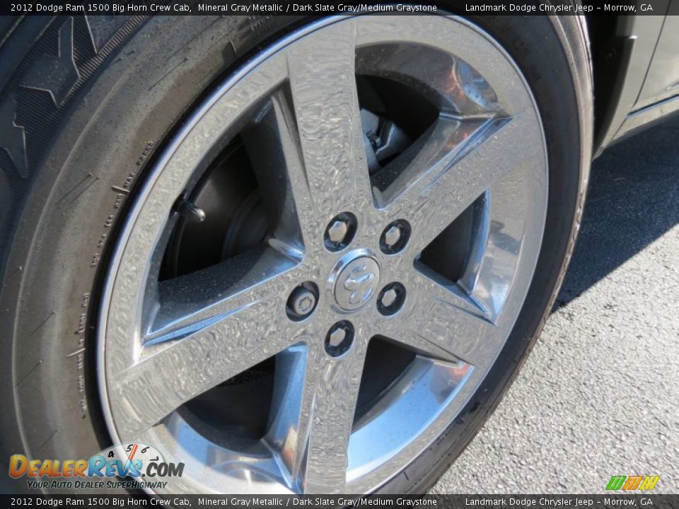 2012 Dodge Ram 1500 Big Horn Crew Cab Mineral Gray Metallic / Dark Slate Gray/Medium Graystone Photo #5