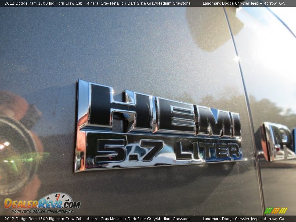 2012 Dodge Ram 1500 Big Horn Crew Cab Mineral Gray Metallic / Dark Slate Gray/Medium Graystone Photo #6