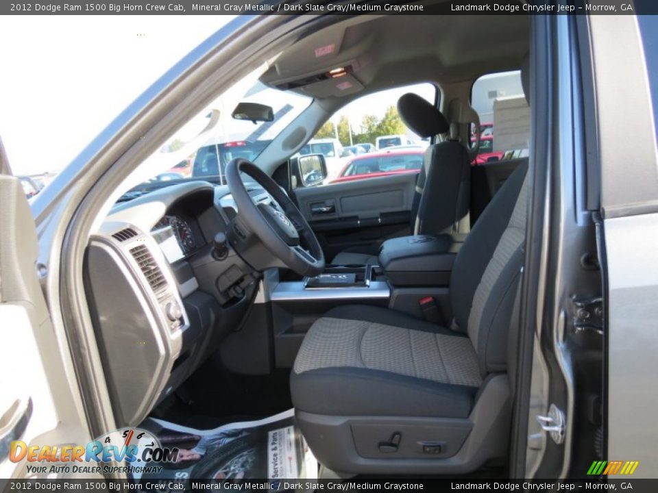 2012 Dodge Ram 1500 Big Horn Crew Cab Mineral Gray Metallic / Dark Slate Gray/Medium Graystone Photo #7