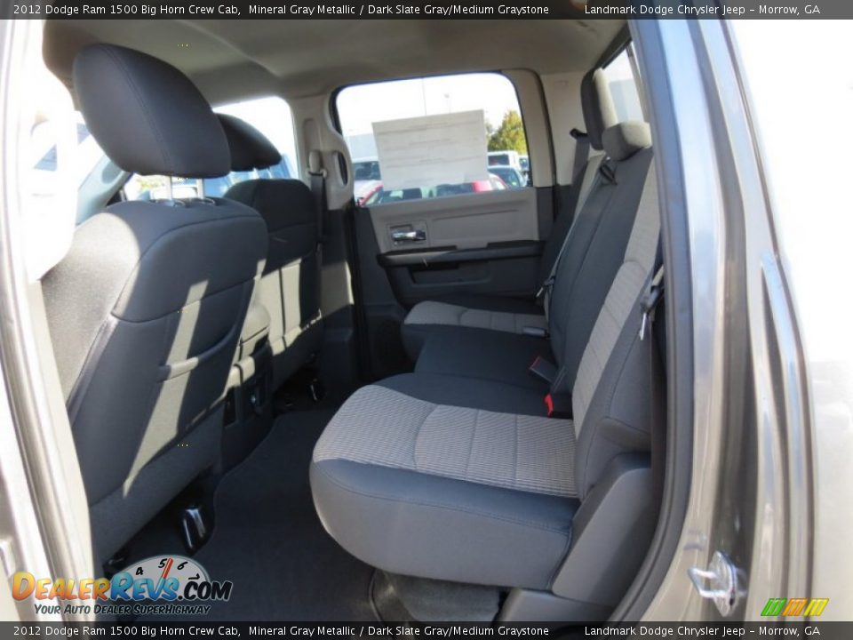 2012 Dodge Ram 1500 Big Horn Crew Cab Mineral Gray Metallic / Dark Slate Gray/Medium Graystone Photo #8