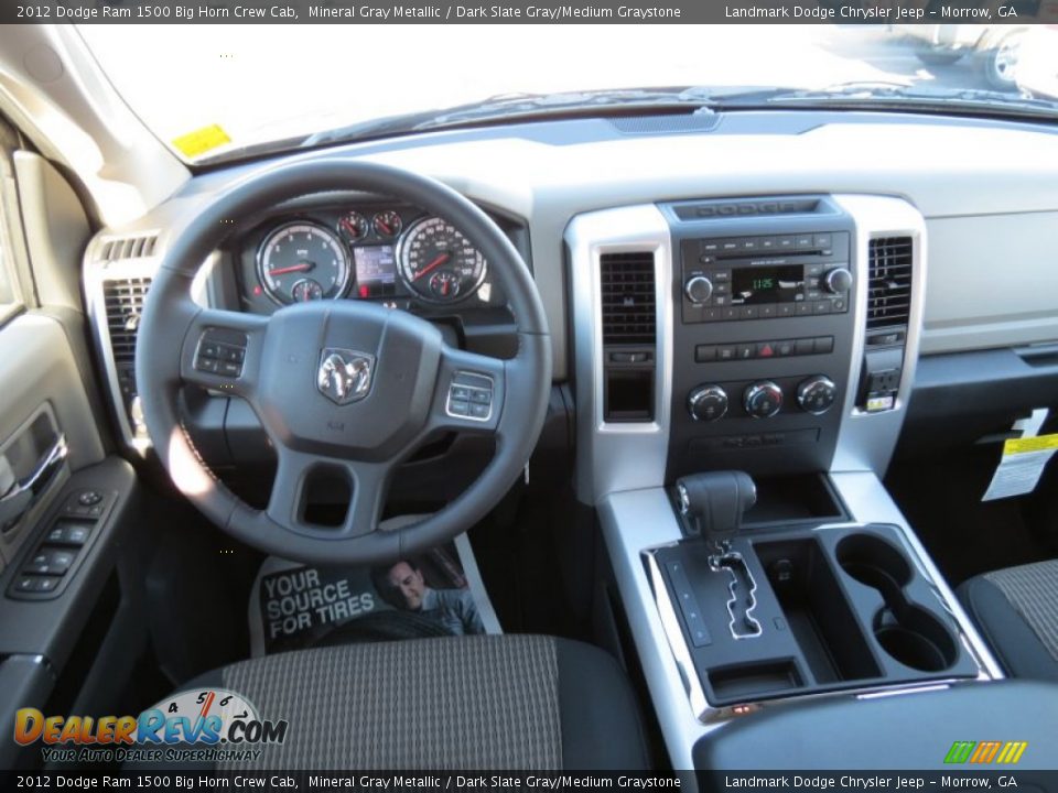 2012 Dodge Ram 1500 Big Horn Crew Cab Mineral Gray Metallic / Dark Slate Gray/Medium Graystone Photo #9