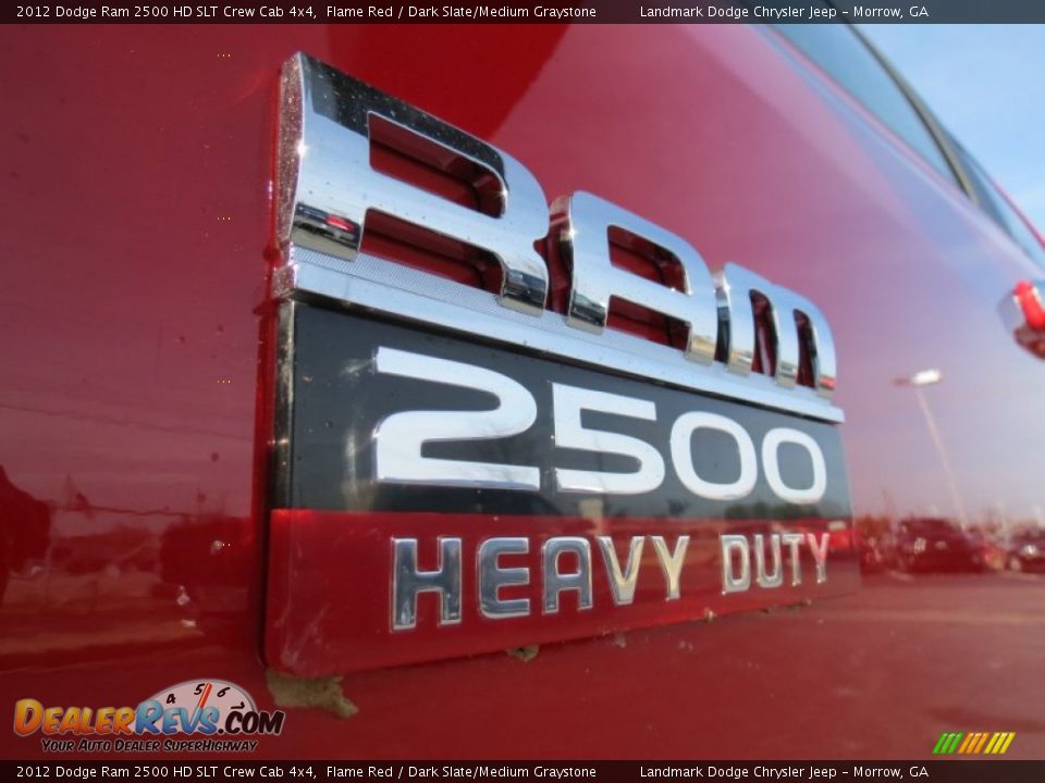 2012 Dodge Ram 2500 HD SLT Crew Cab 4x4 Flame Red / Dark Slate/Medium Graystone Photo #6