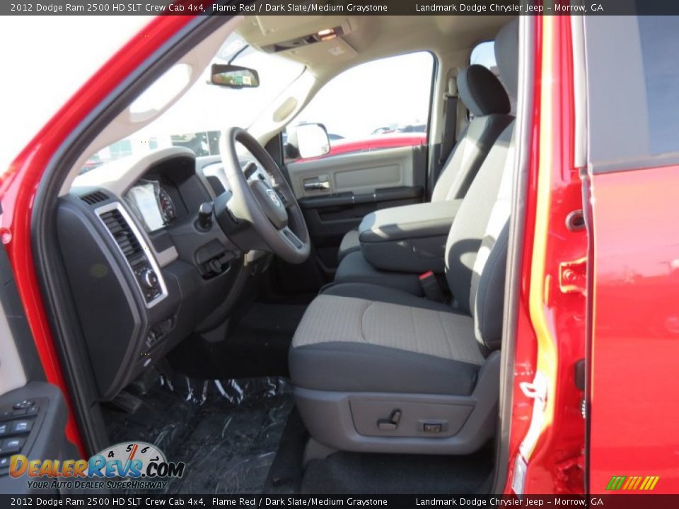2012 Dodge Ram 2500 HD SLT Crew Cab 4x4 Flame Red / Dark Slate/Medium Graystone Photo #7