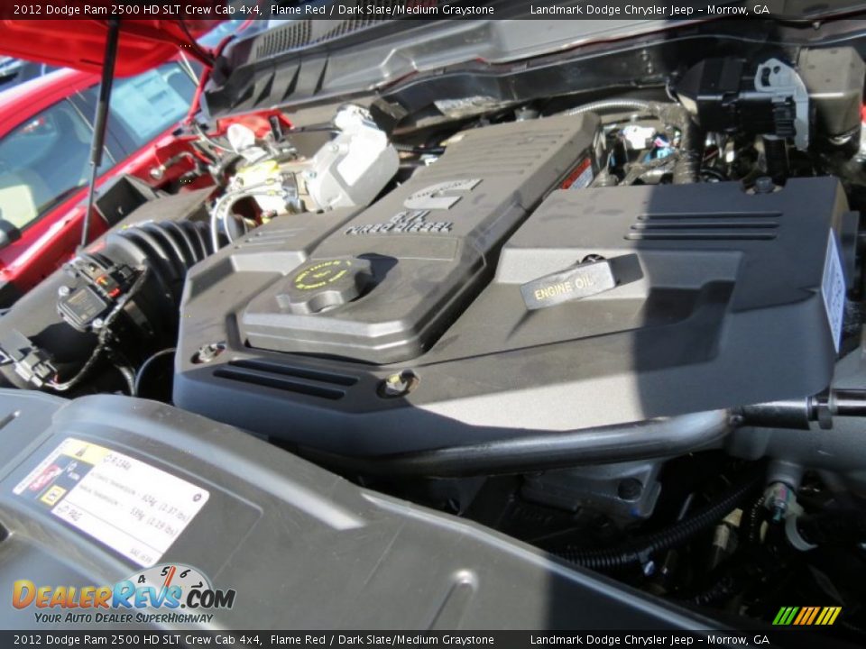 2012 Dodge Ram 2500 HD SLT Crew Cab 4x4 Flame Red / Dark Slate/Medium Graystone Photo #10