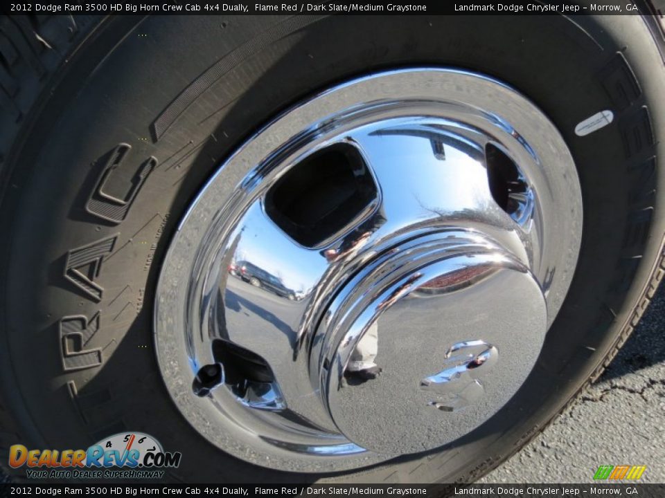 2012 Dodge Ram 3500 HD Big Horn Crew Cab 4x4 Dually Flame Red / Dark Slate/Medium Graystone Photo #5