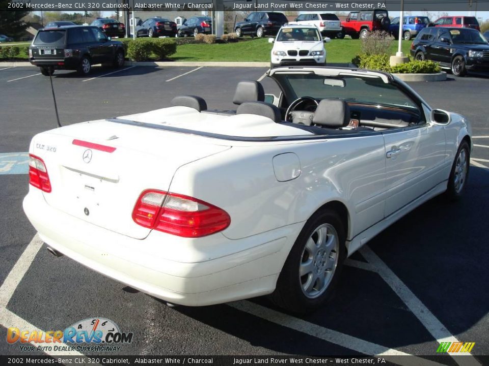 2002 MercedesBenz CLK 320 Cabriolet Alabaster White / Charcoal Photo