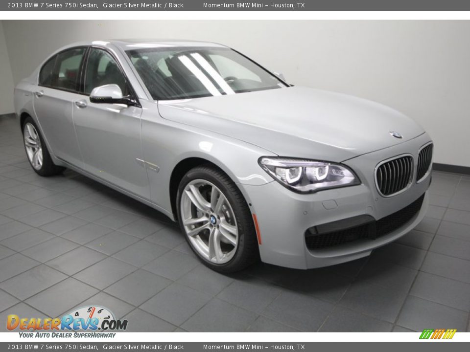 Front 3/4 View of 2013 BMW 7 Series 750i Sedan Photo #1