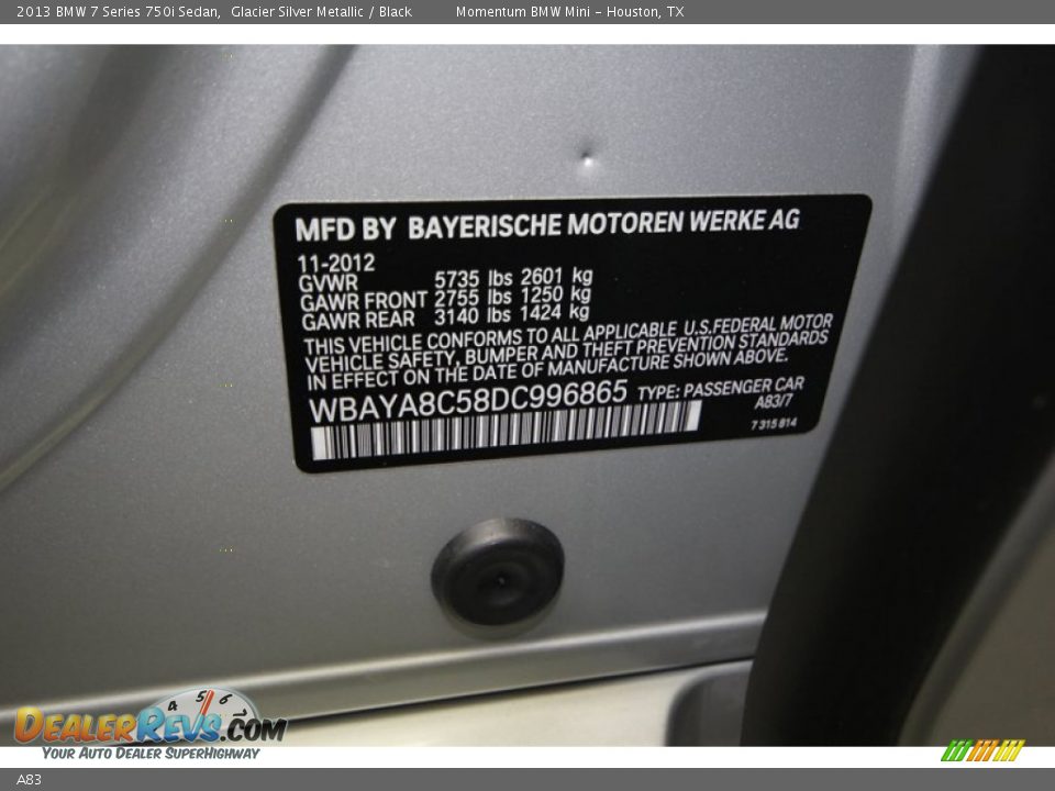 Bmw arctic silver color code #6